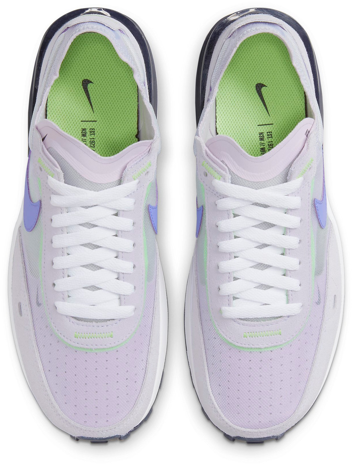 nike waffle lilac