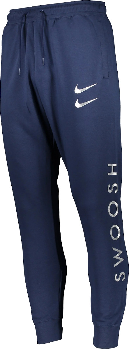 nike swoosh blue pants