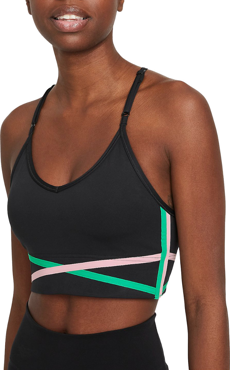 Buy Nike Women's Dri-FIT Indy Padded Longline Sports Bra Black in
