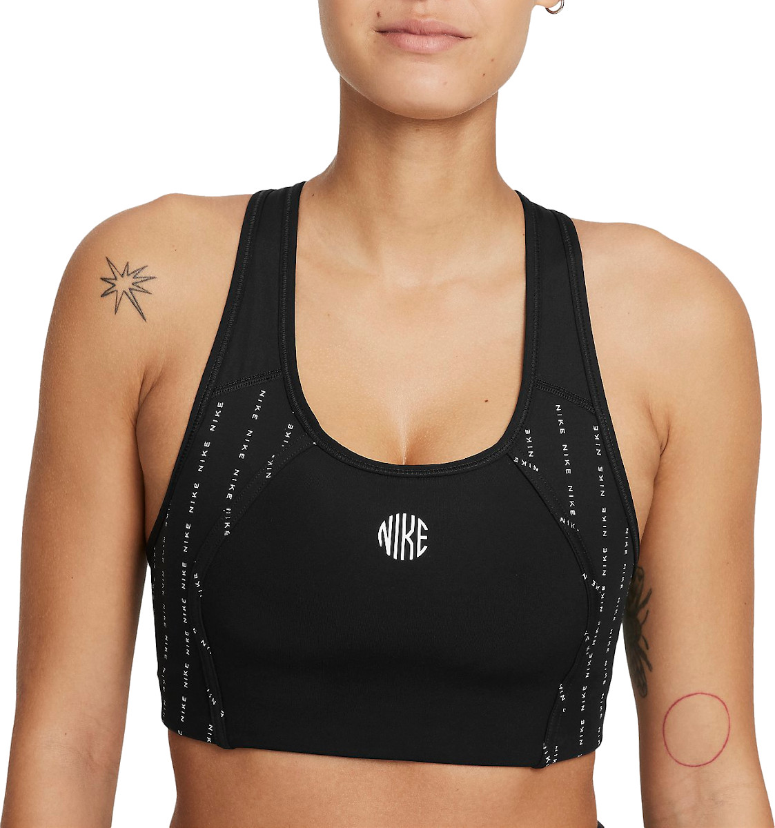 Bustiera Nike Dri-FIT Swoosh Icon Clash Women’s Medium-Support 1-Piece Pad Keyhole Sports Bra