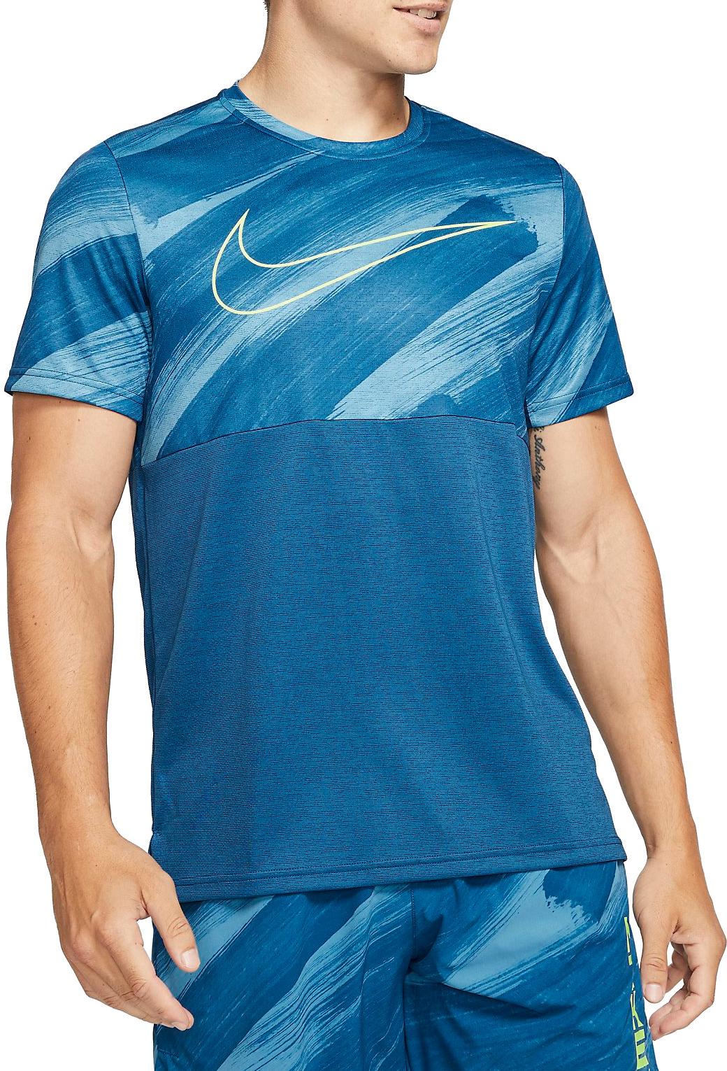 Nike Men's Pro Compression Short Sleeve Tagless Shirt CJ0965 (Royal, Small)  