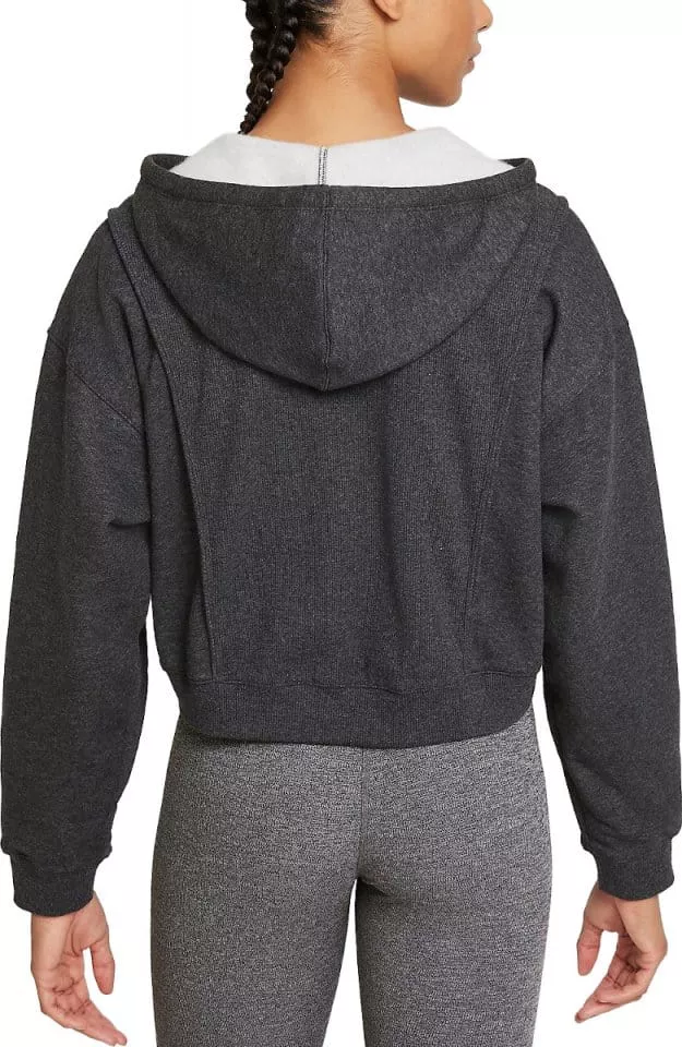 Mikina kapucňou Nike Dri-FIT Women s Fleece Cropped Training Hoodie