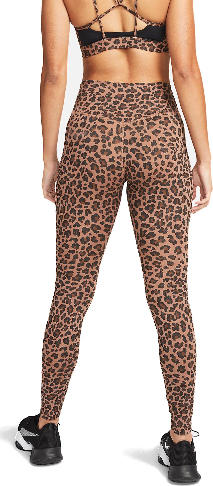 Women's Nike Dri-FIT One Animal Print Midrise Leggings