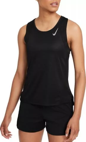 Nike Women's Dri-Fit Race Running Singlet White / S