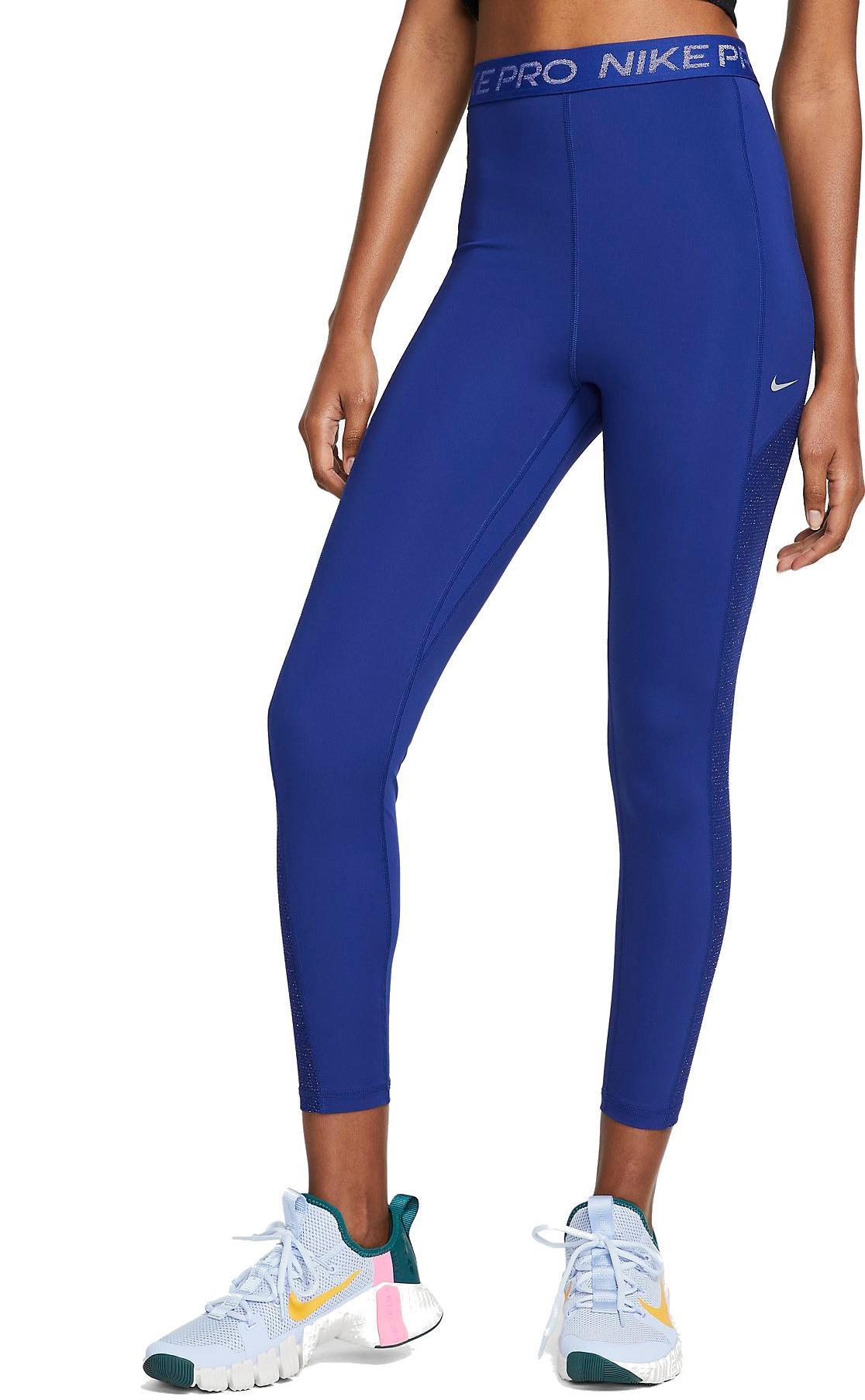 Nike Pro Dri-FIT Women s High-Rise 7/8 Shine Leggings 