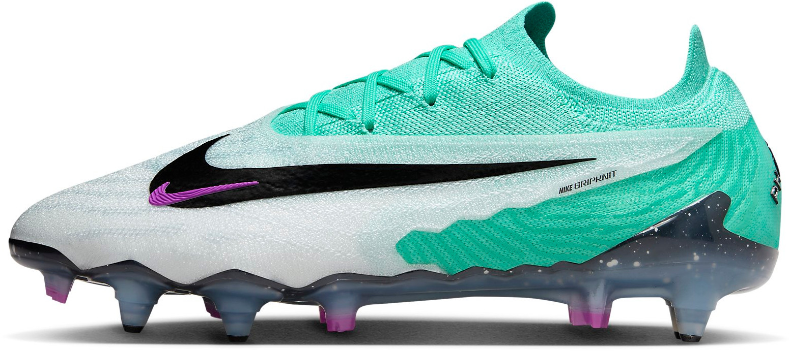 Chaussures de football SG en vert et rouge - Élite Pro Nike