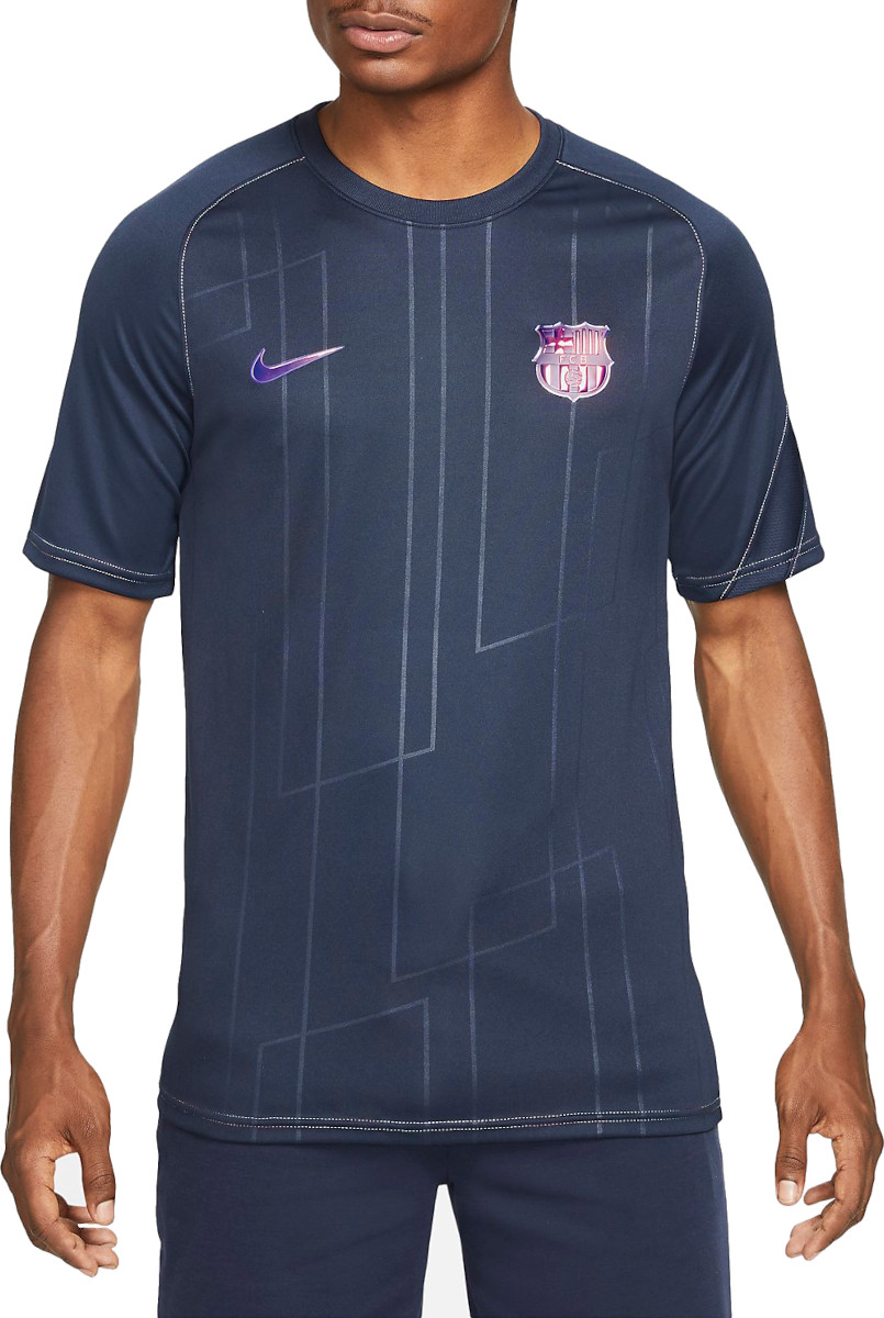 Pánské předzápasové fotbalové tričko Nike Dri-FIT FC Barcelona, venkovní