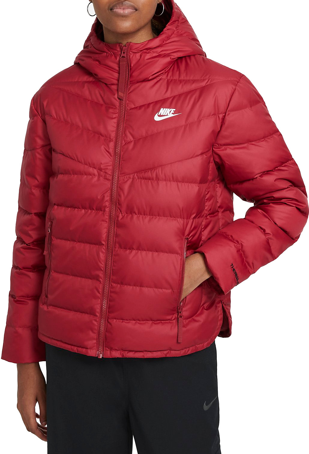 Dámská bunda s kapucí Nike Therma-FIT Windrunner