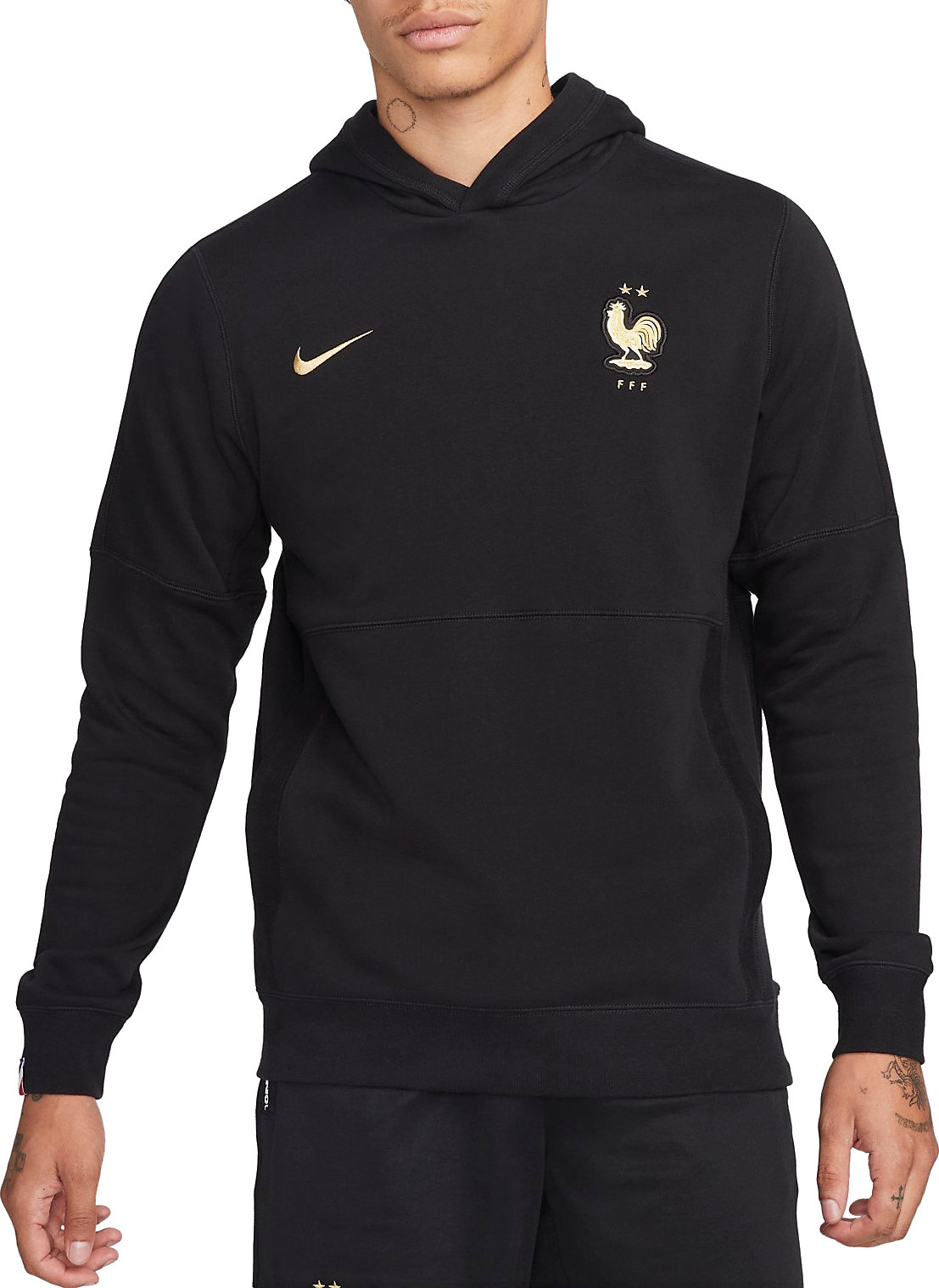 Hanorac cu gluga Nike FFF M NK TRAVEL FLC HOODIE