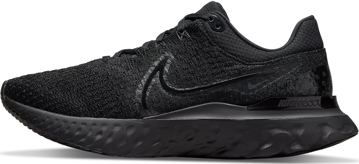 Nike black 2025 knit shoes