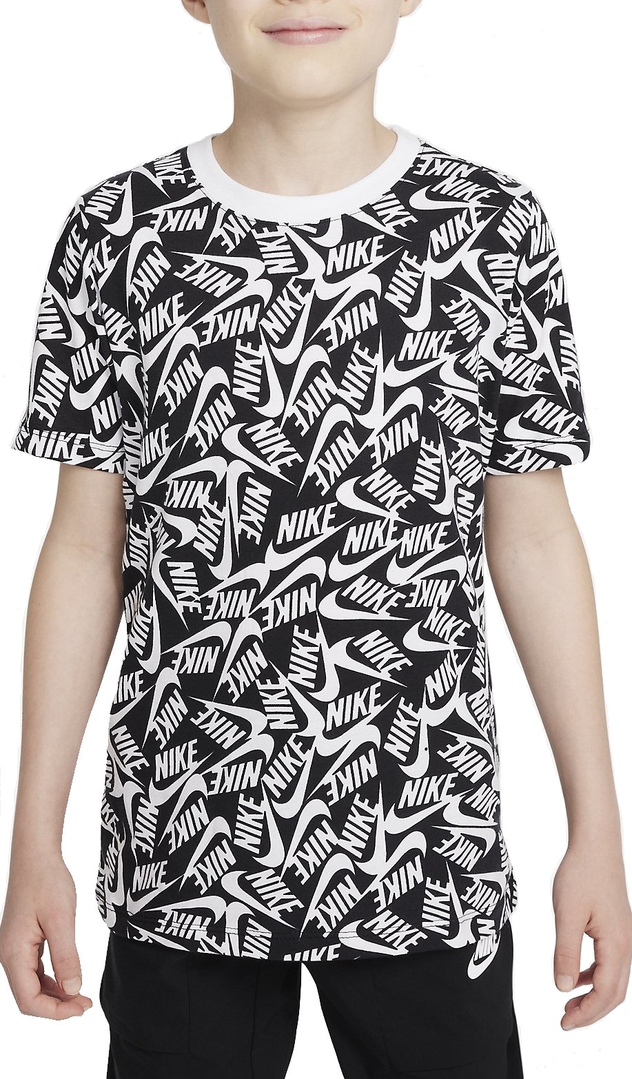 Тениска Nike B NSW TEE FUTURA AOP