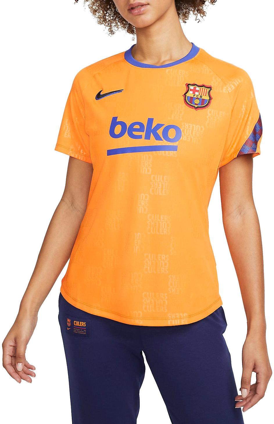 Dámské tričko s krátkým rukávem Nike Dri-FIT FC Barcelona