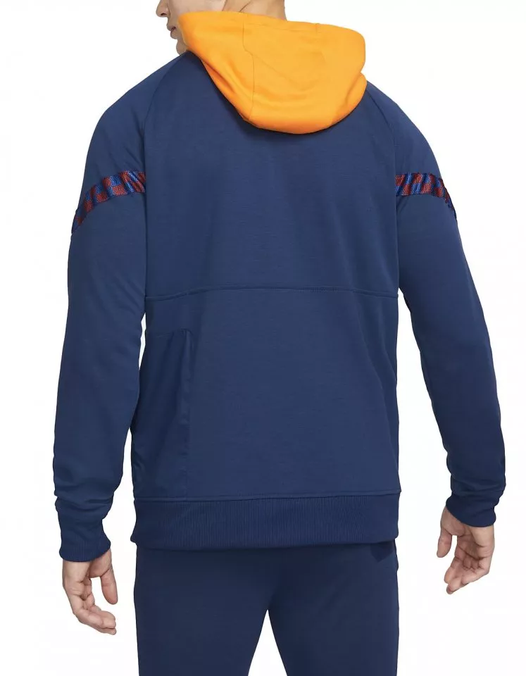 Nike M FC Barcelona Half-Zip Fleece Hoody Kapucnis melegítő felsők