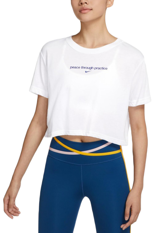 Nike Yoga Women s Cropped Graphic T-Shirt Rövid ujjú póló