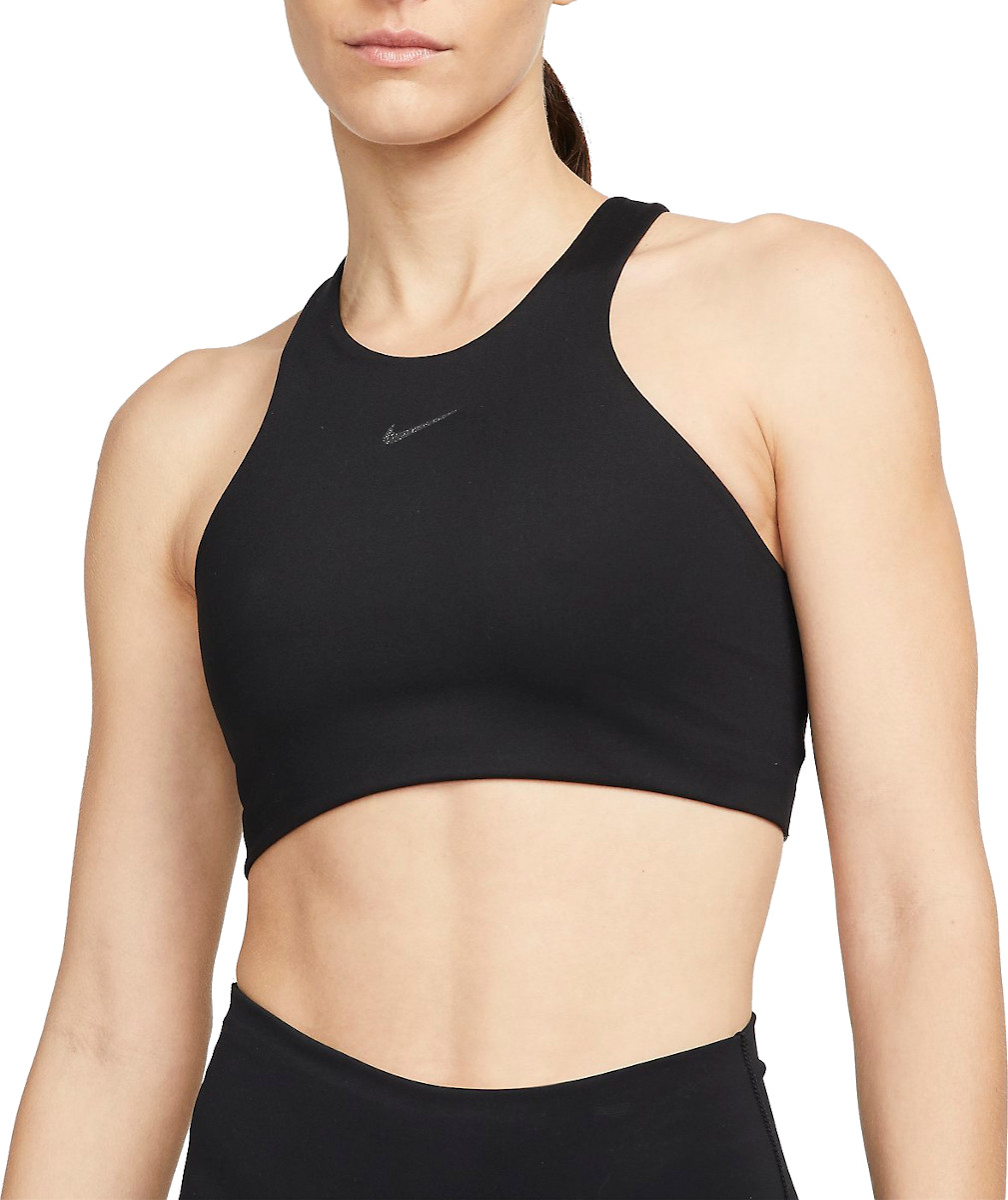 Dámská sportovní podprsenka se střední oporou Nike Yoga Dri-FIT Swoosh