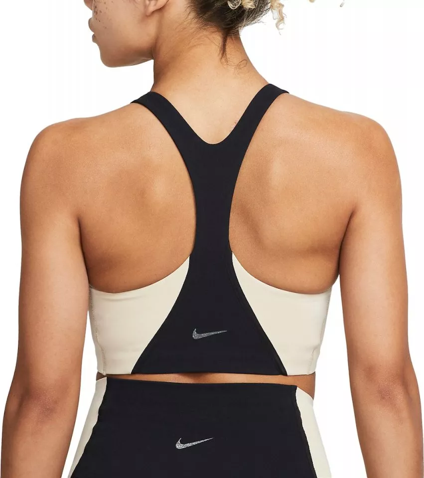 Dámská sportovní podprsenka se střední oporou Nike Yoga Dri-FIT Swoosh