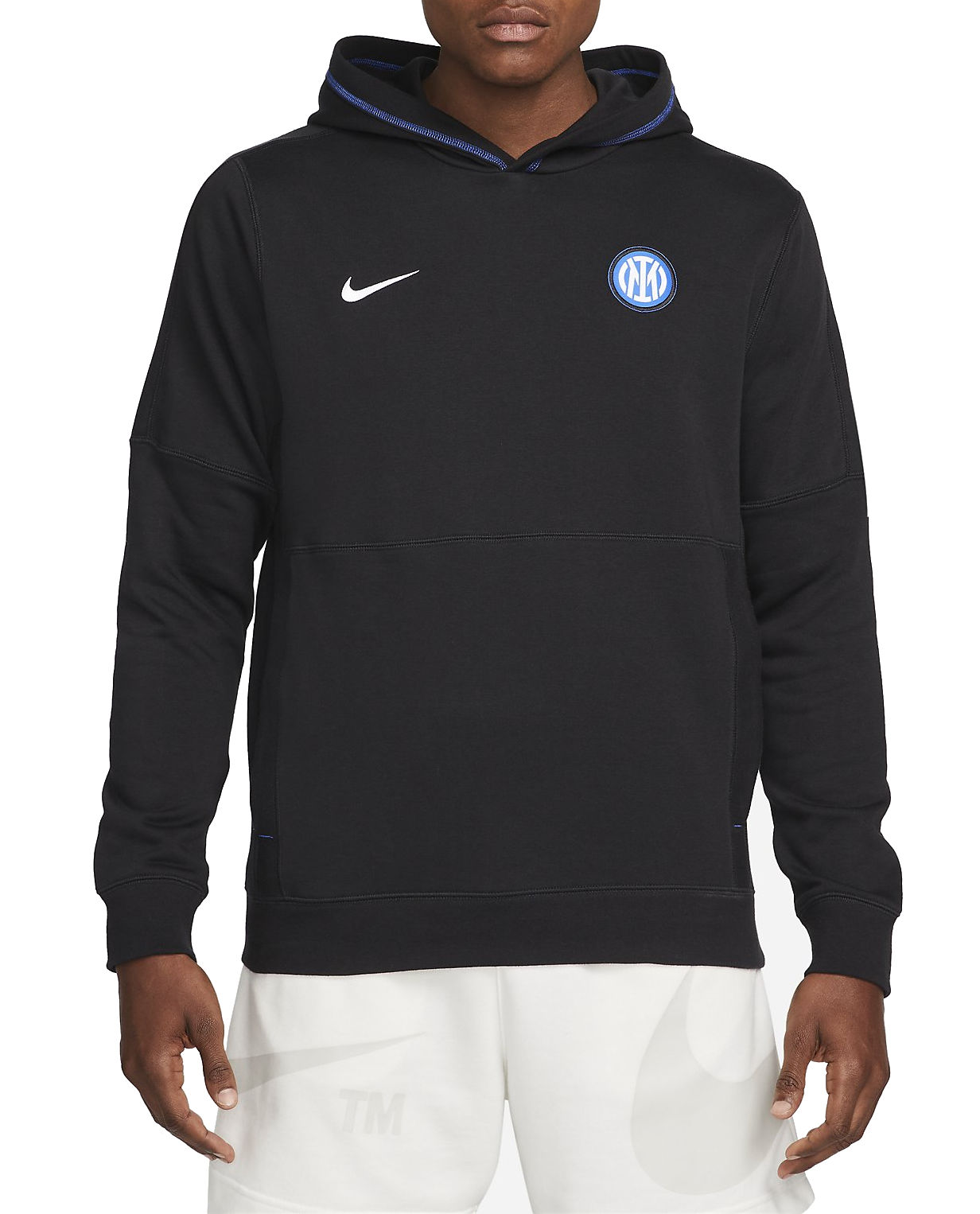 Sweatshirt com capuz Nike INTER M NK TRAVEL FLC HOODIE