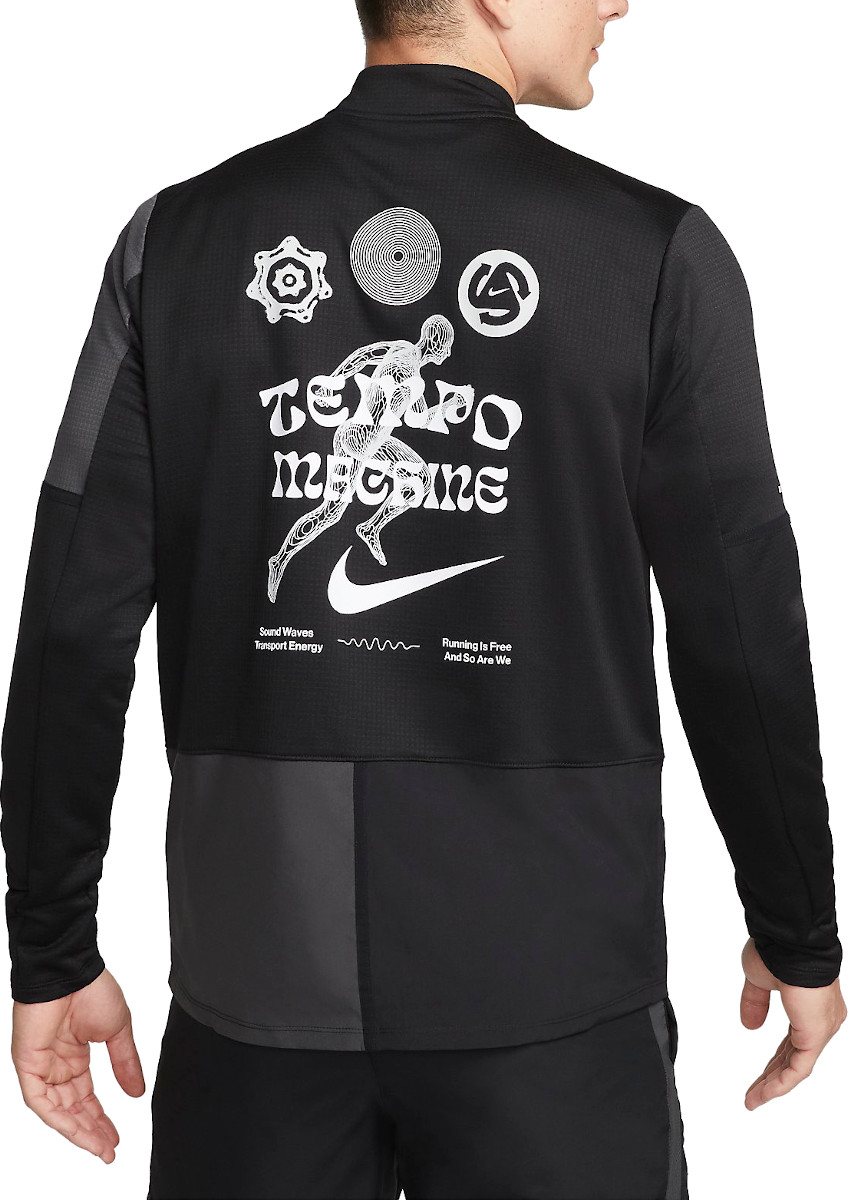 nike wild run phantom half zip