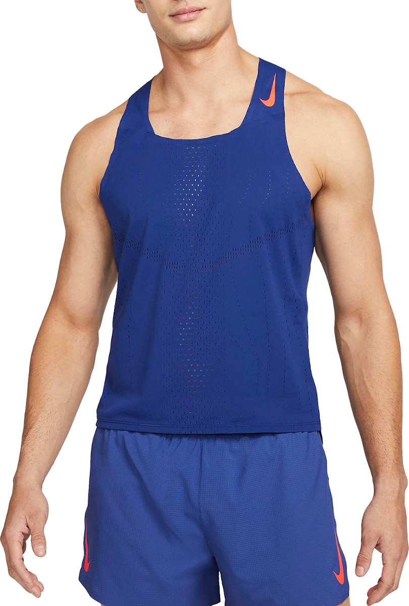 Nike Men's Tank Top - Blue - L