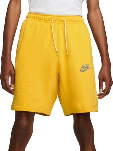 yellow nike sweatshorts