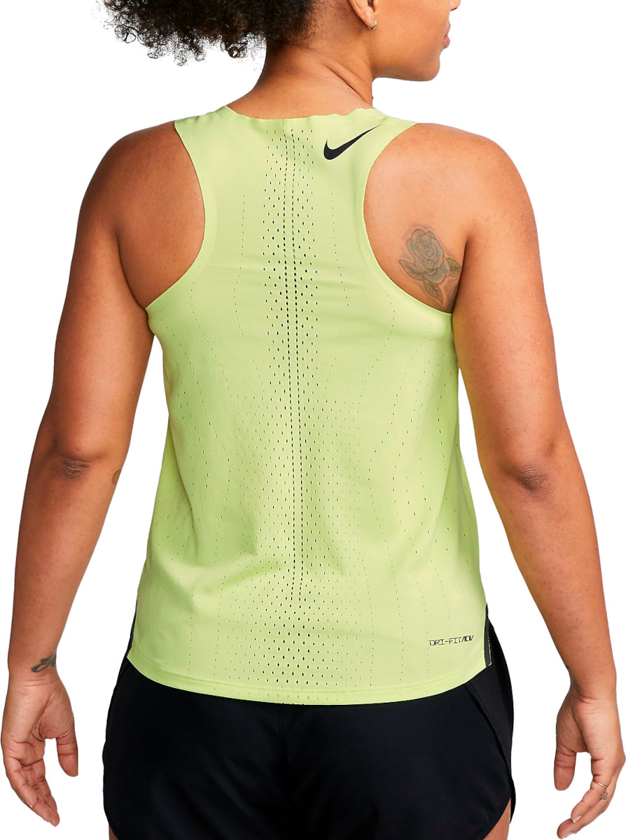 Nike Dri-Fit ADV AeroSwift Yellow Women's crop top