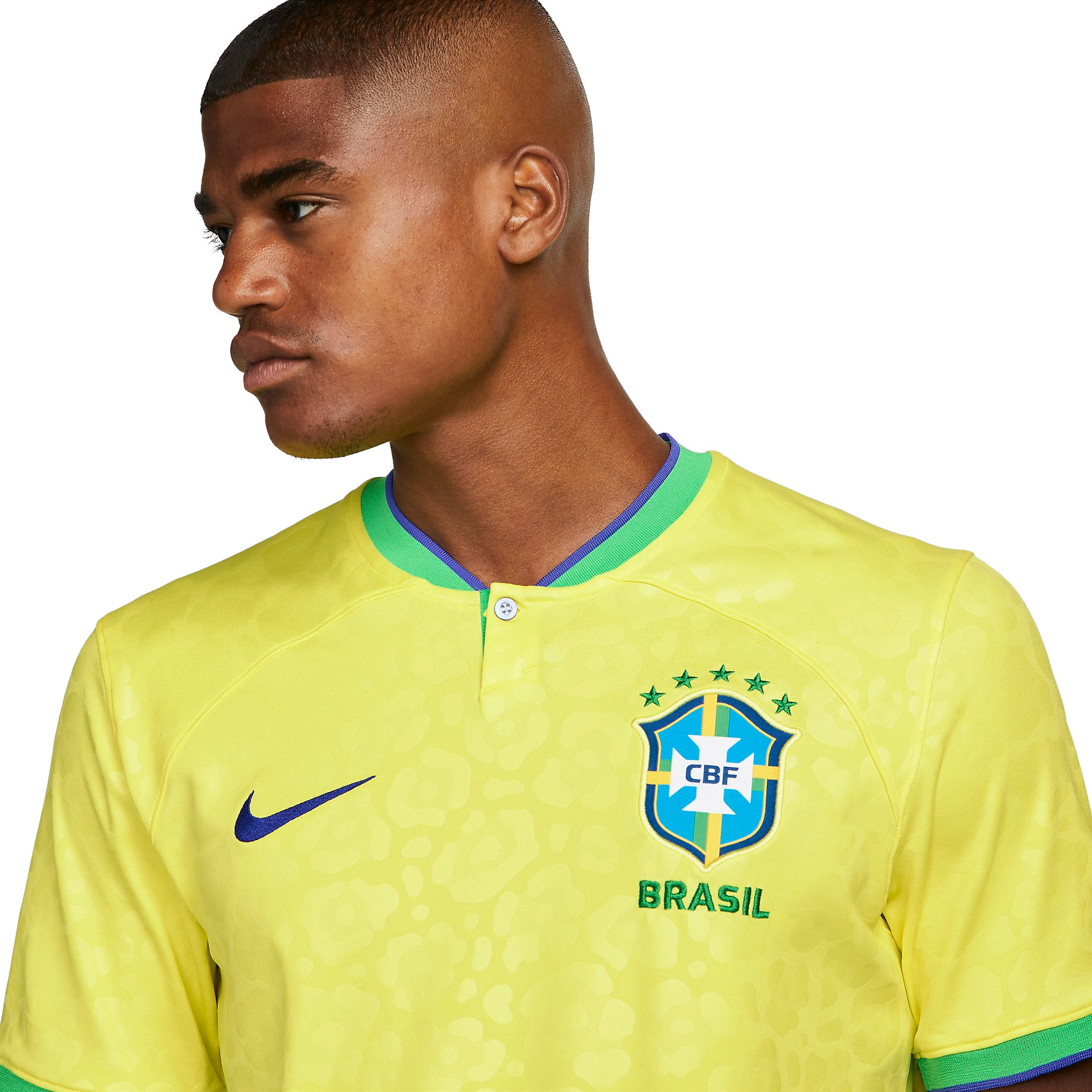 NIKE DRI FIT BRAZIL BRASIL FOOTBALL CONFEDERATION CBF SOCCER