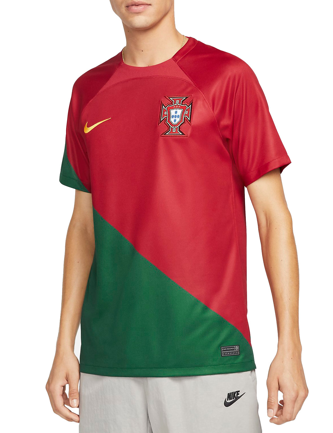 Pánský domácí dres s krátkým rukávem Nike Portugal Stadium 2022/23