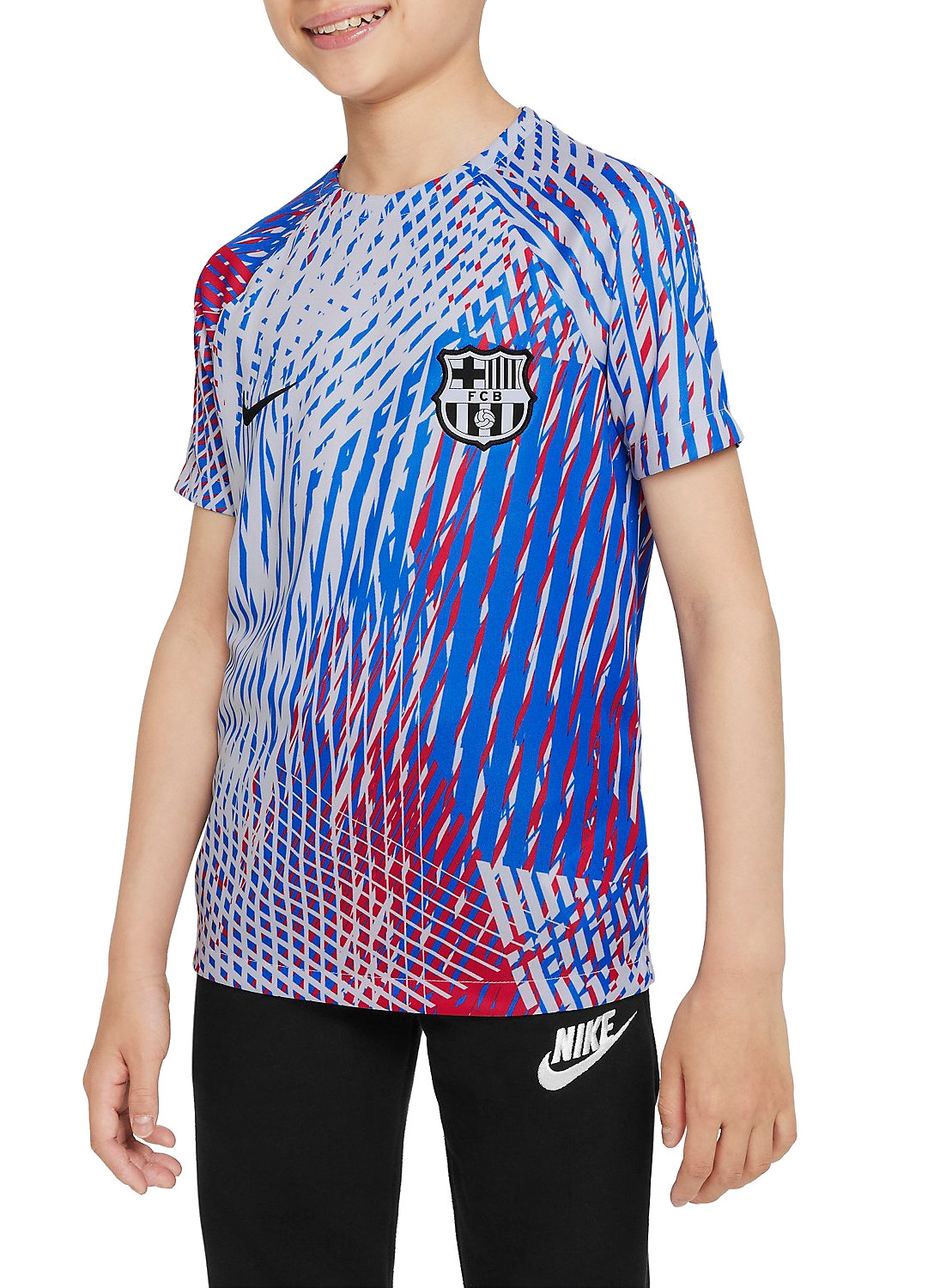 T-shirt Nike FCB Y NK DF TOP SS PM CL