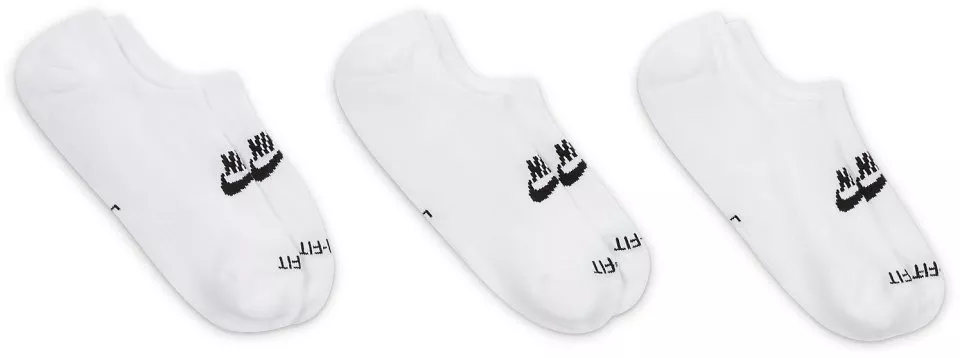 Basketbalové neviditelné ponožky (tři páry) Nike Everyday Plus Cushioned