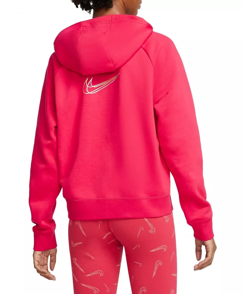 Sweatshirt com capuz grey Nike Sportswear Women's Full-Zip Fleece Hoodie