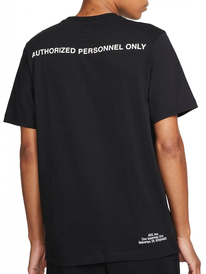 nike authorised personnel only tee