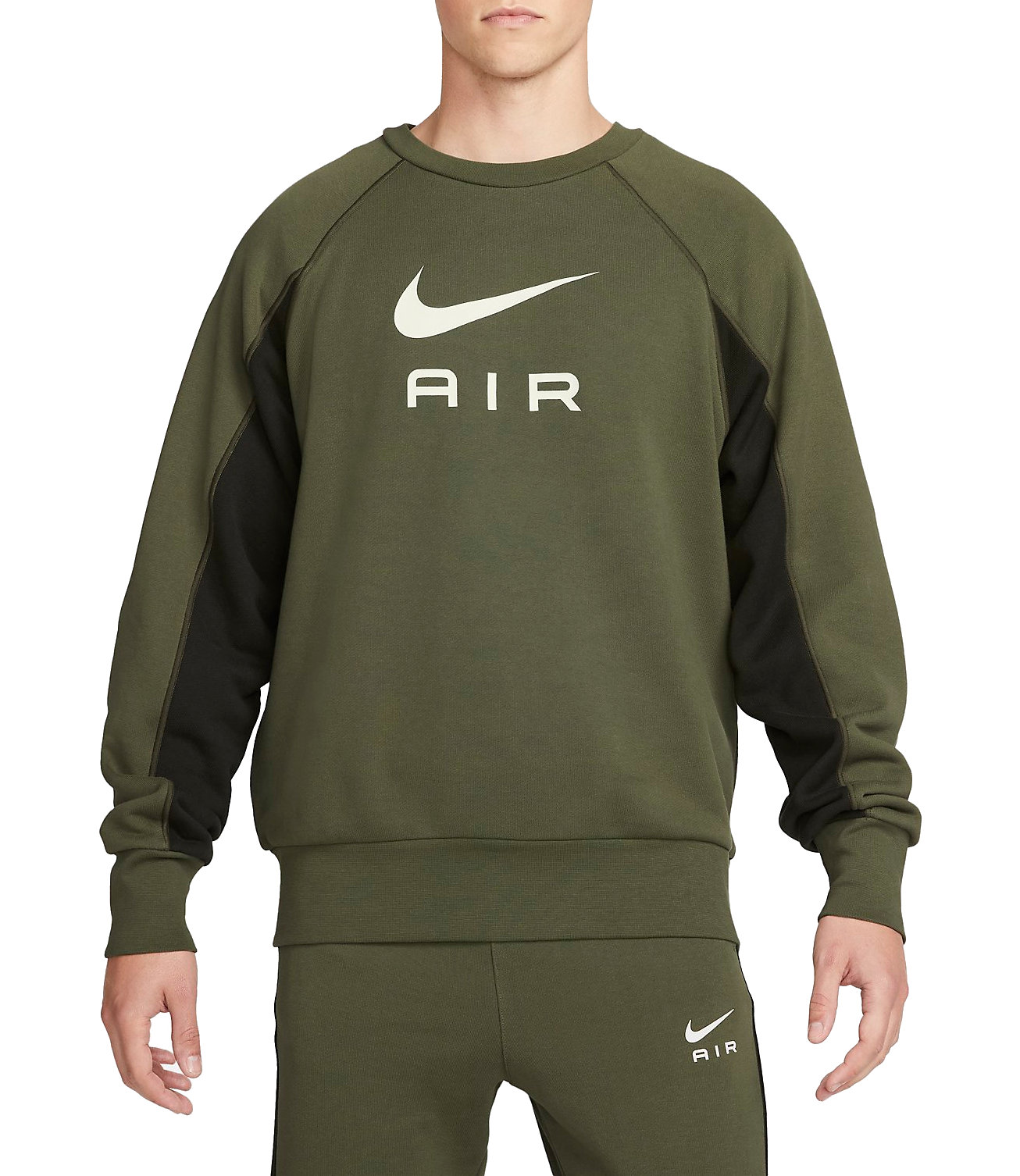 Pánská mikina z francouzského froté s kulatým výstřihem Nike Air