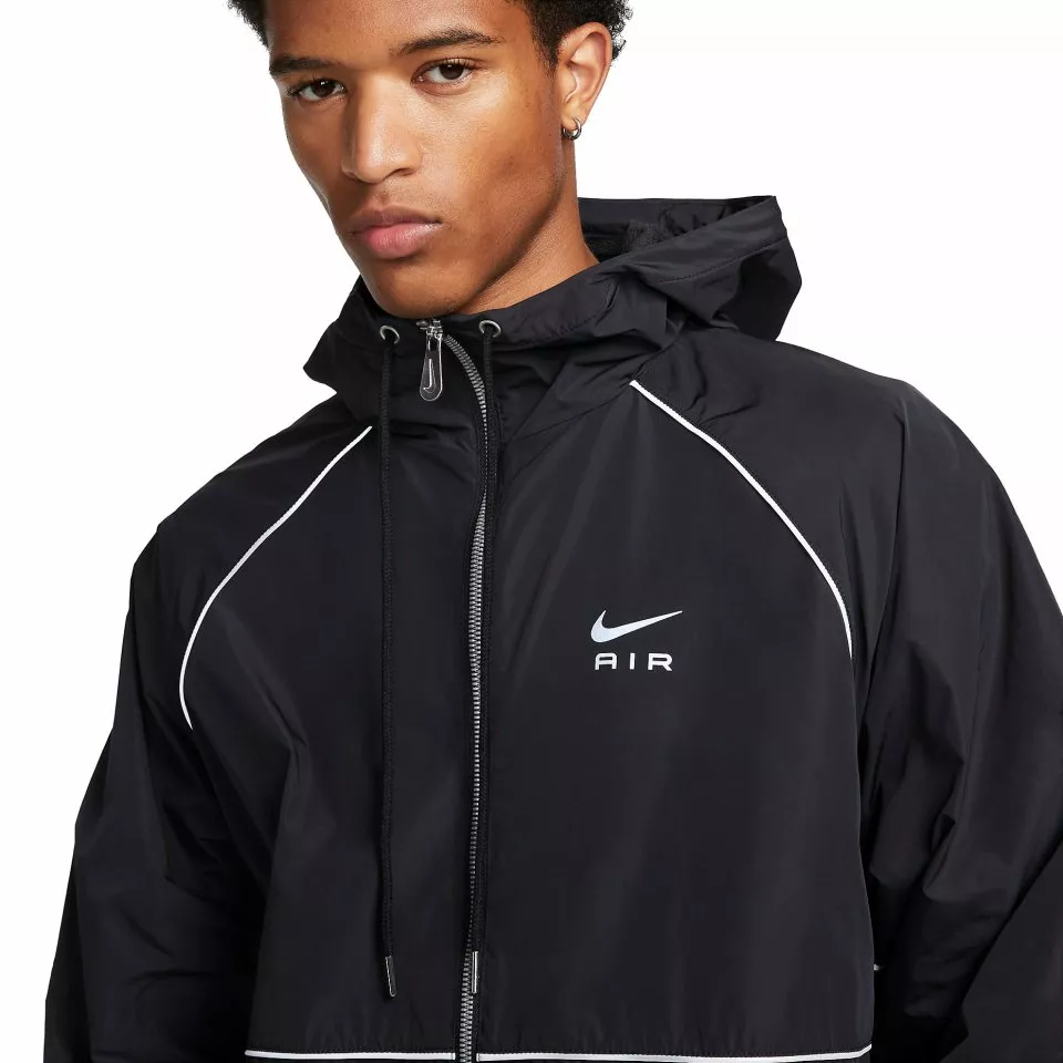 Pánská tkaná bunda s kapucí a zipem po celé délce Nike Air
