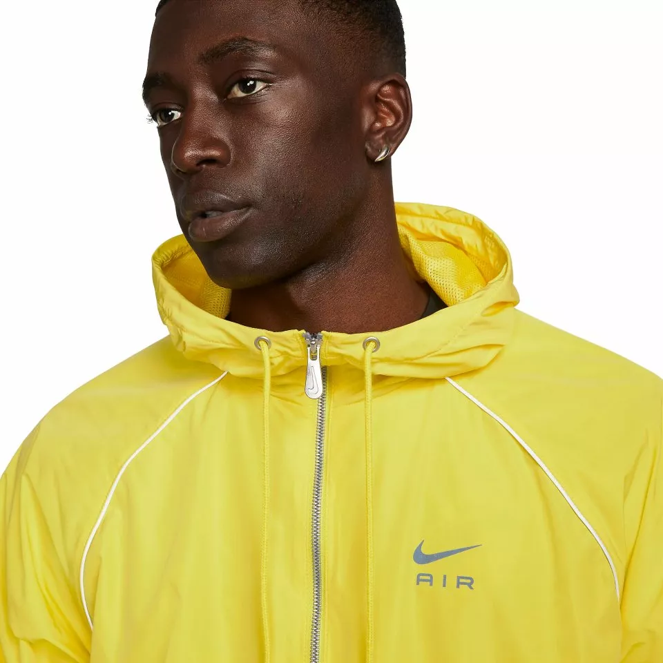 Pánská tkaná bunda s kapucí a zipem po celé délce Nike Air