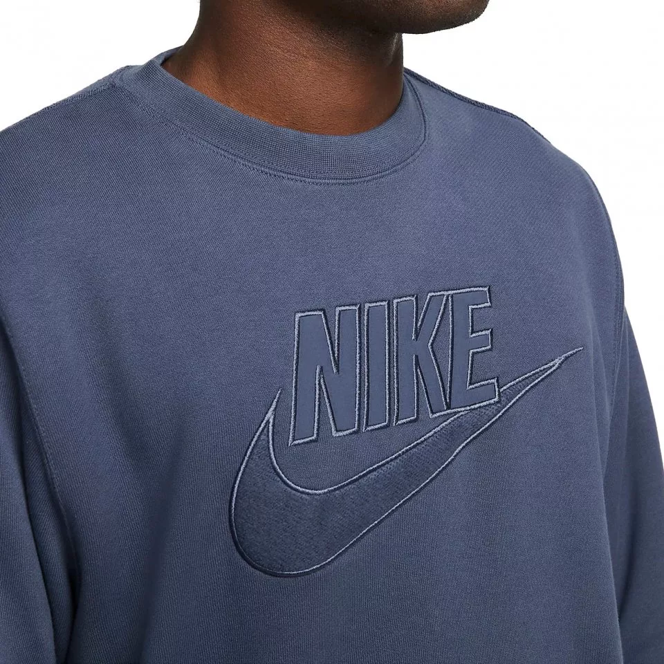 Pánská mikina z francouzského froté s kulatým výstřihem Nike Club Fleece+