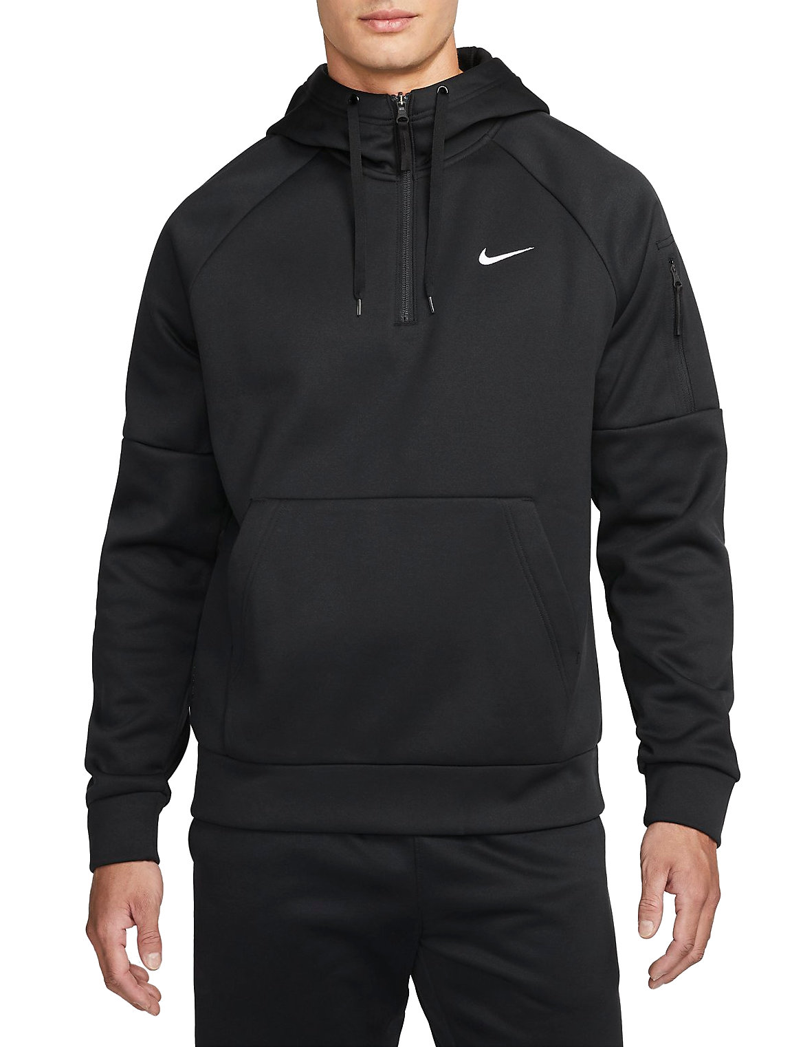 Sweatshirt med hætte Nike Therma-FIT Men s 1/4-Zip Fitness Hoodie