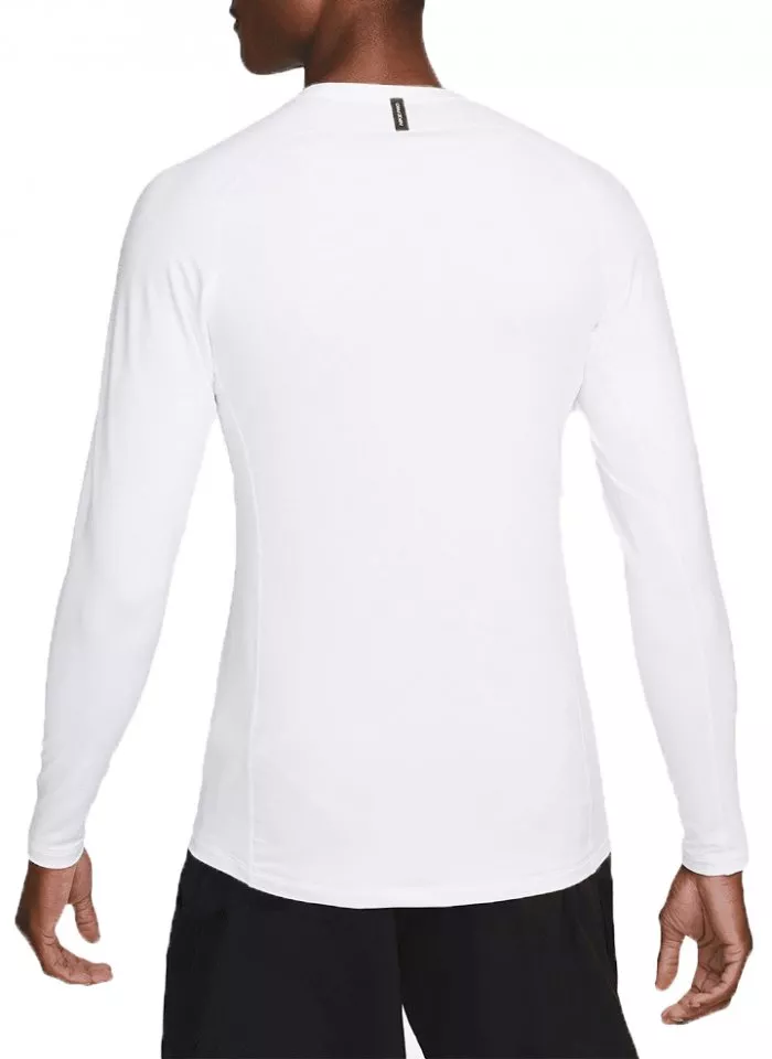 Tričko s dlhým rukávom Nike Pro Warm Sweatshirt Weiss F100