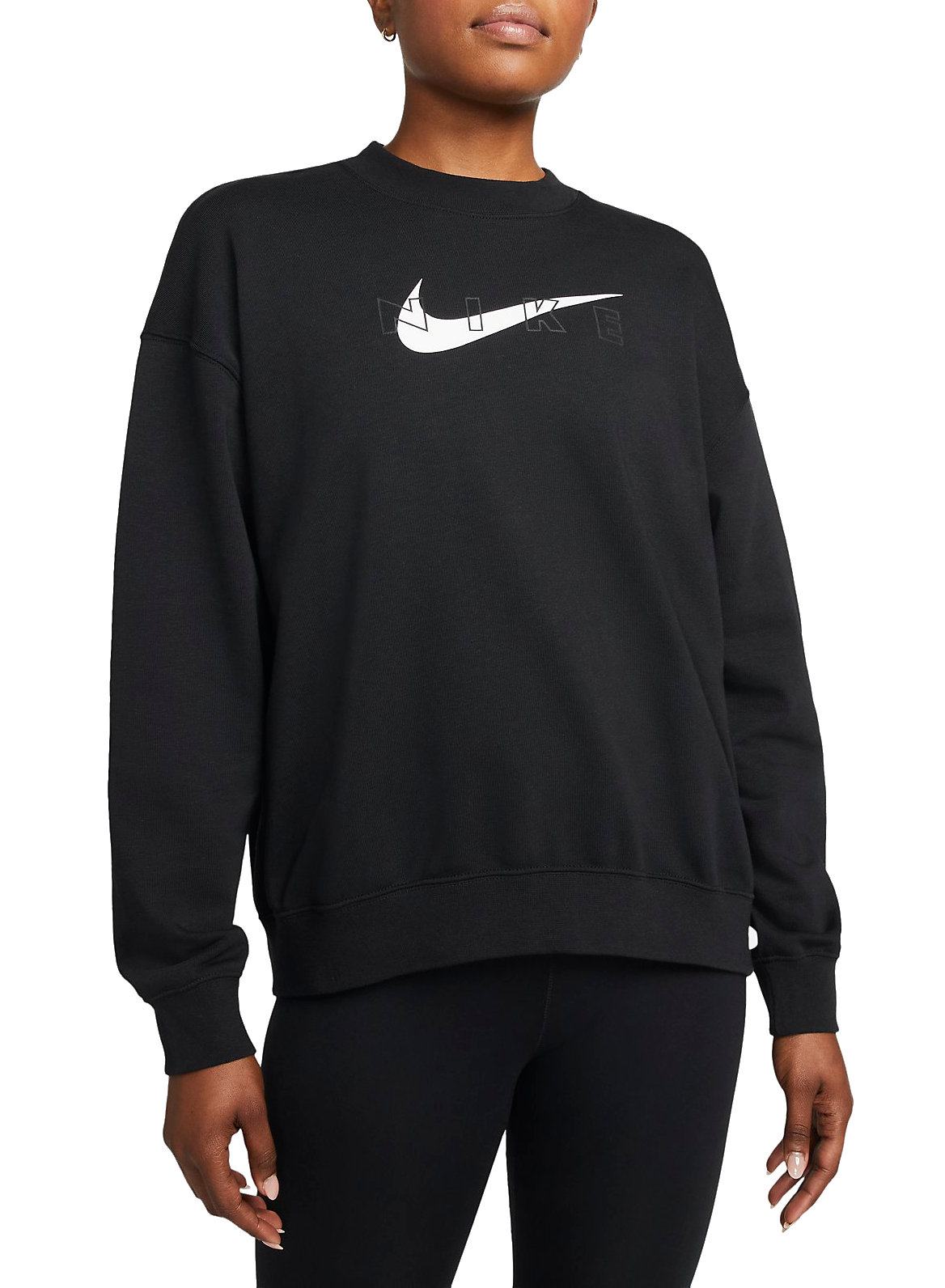 Nike Dri-FIT Get Fit Women s Graphic Training Crew-Neck Sweatshirt