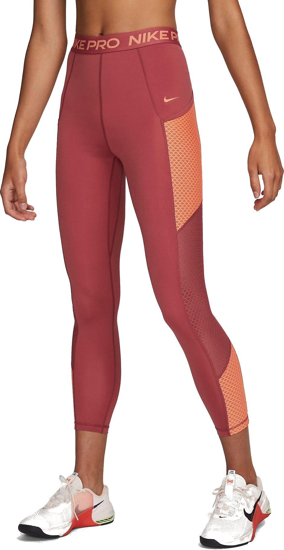 Nike Pro Women's High-Waisted 7/8 Leggings with Pockets DQ5588-691