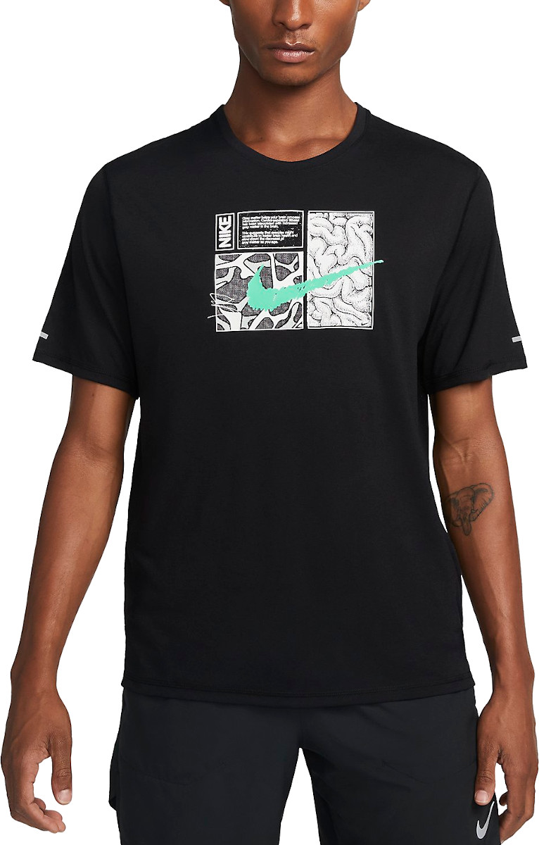Pánské běžecké tričko s krátkým rukávem Nike Dri-FIT Miler D.Y.E.