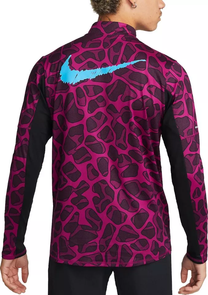 Langærmet T-shirt Nike Dri-FIT Element D.Y.E. Men s 1/2-Zip Running Top