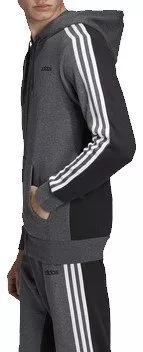 Φούτερ-Jacket με κουκούλα adidas Sportswear Essentials 3S Colorblock FZ FT