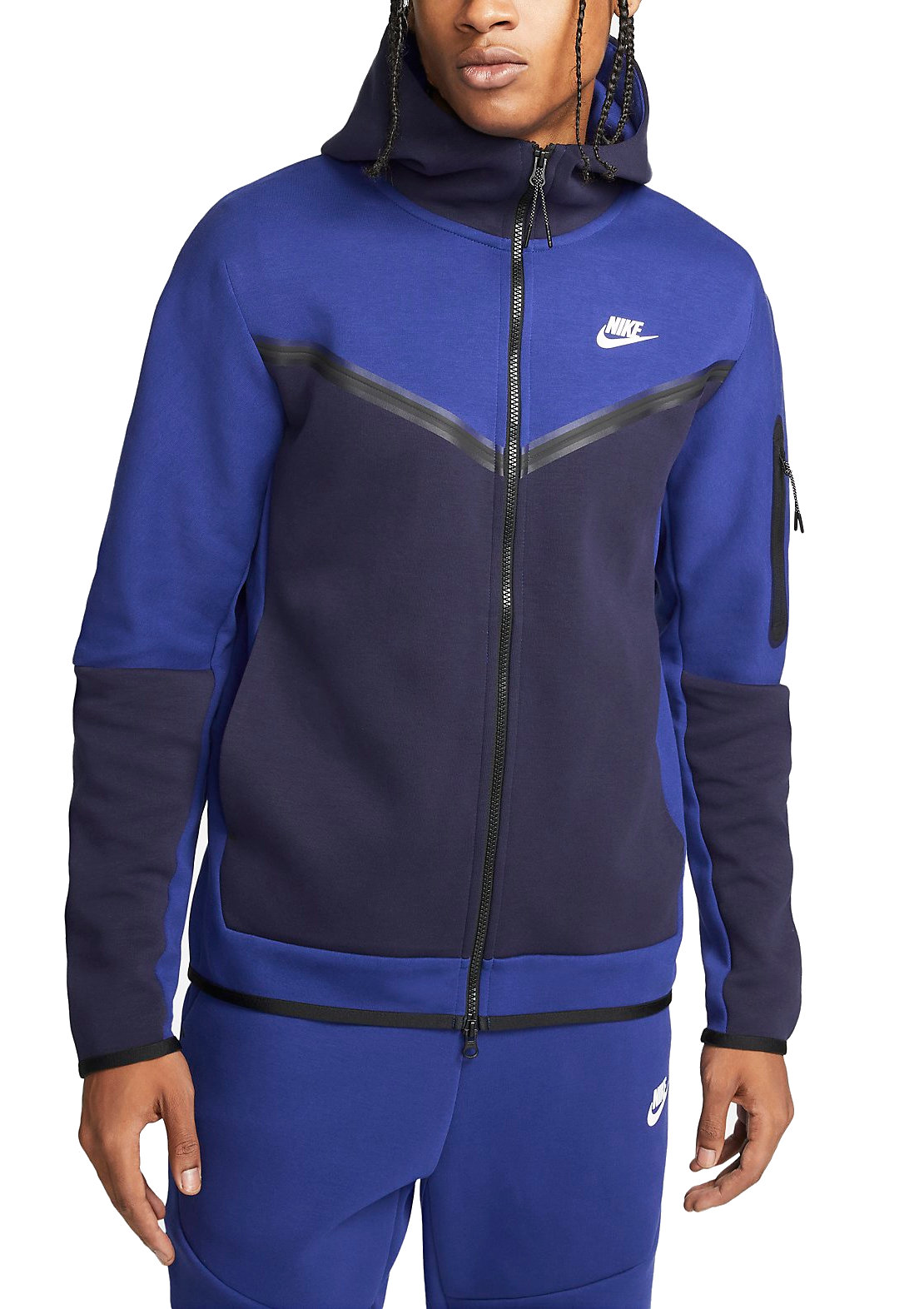 Mikina kapucňou Nike M NSW TCH FLC HOODIE S FZ WR