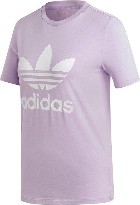 Siete arco Islas Faroe Camiseta adidas Originals origin trefoil tee lila - 11teamsports.es