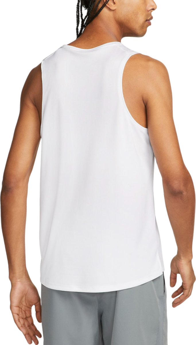 nike miler tank white