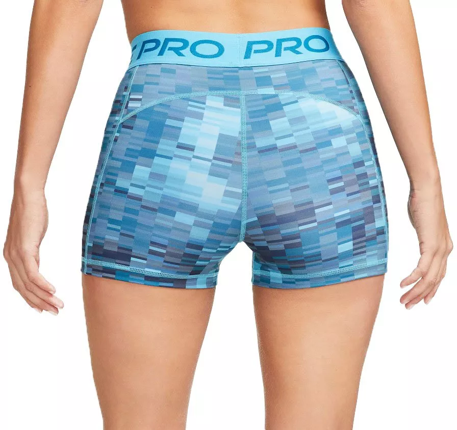 Calções Nike clothes Pro Women s 3-Inch All-Over-Print Shorts