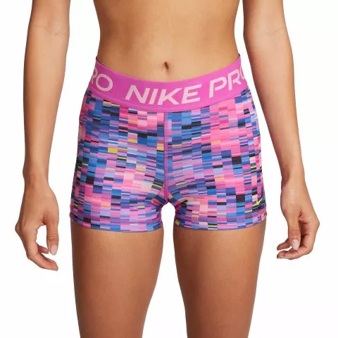 Calções Nike Canvas Pro Women s 3-Inch All-Over-Print Shorts