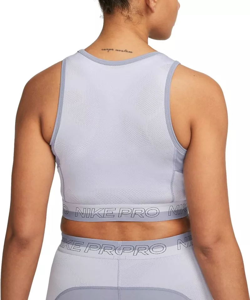 Majica bez rukava Nike W NP DF CROP TANK FEMME