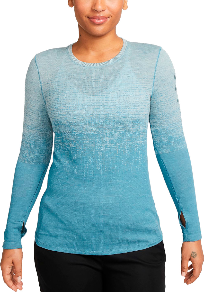 Hardloopshirt dames lange online mouw nike