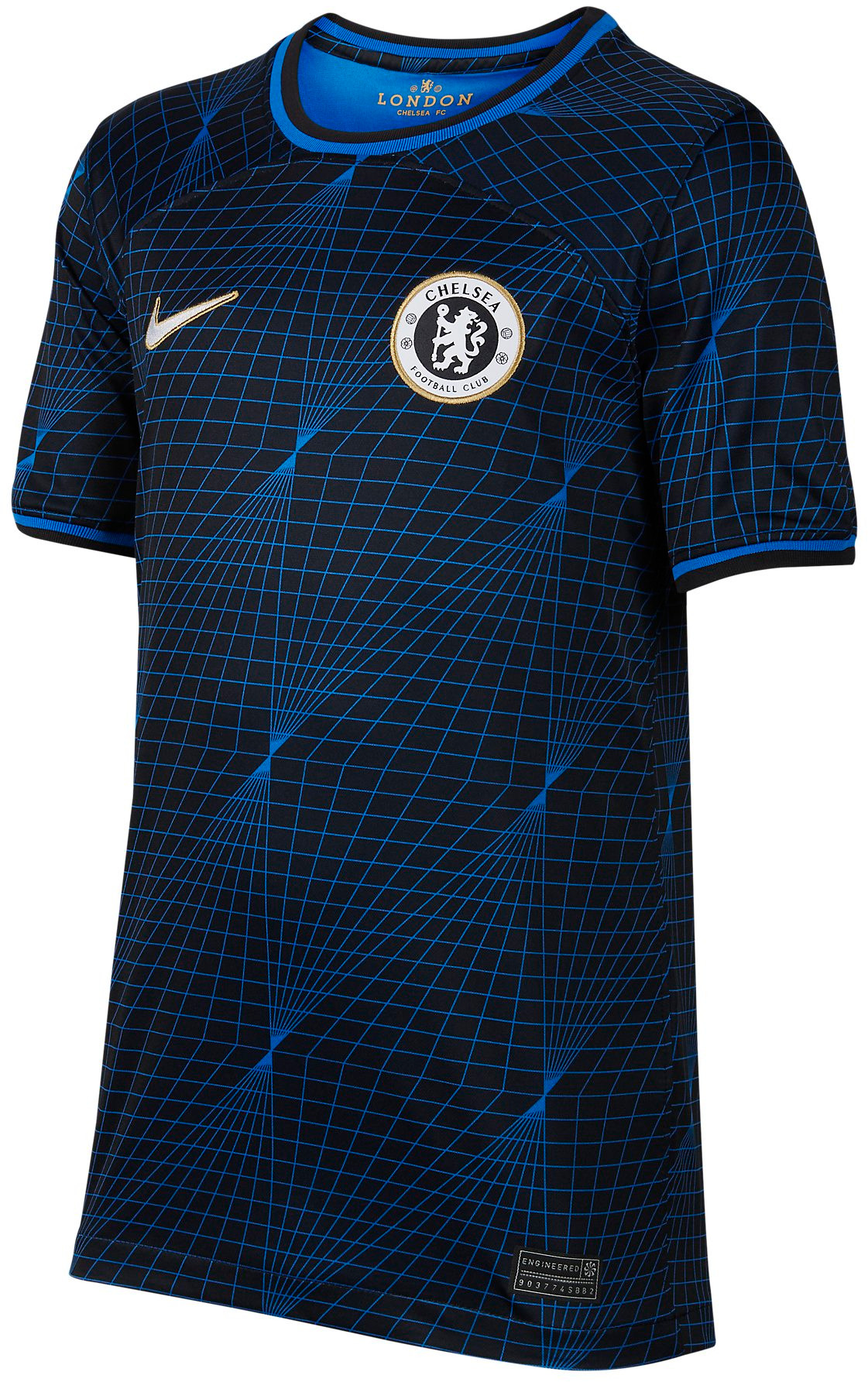 Dětský hostující dres s krátkým rukávem Nike Chelsea Stadium 2023/24